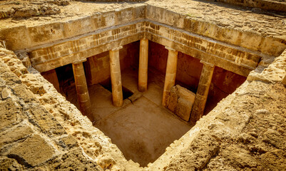 Tombs of the Kings in Paphos, Cyprus