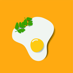 Delicious scrambled eggs for breakfast