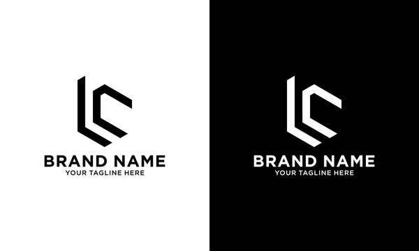 LC Initial letter logo vector. Creative Modern Trendy Typography