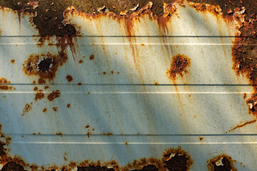 Rusted metal