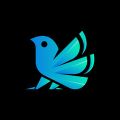Animal Bird Modern Vector Logo Design
