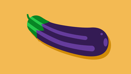 Eggplant color vector