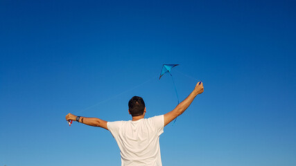 person with kite