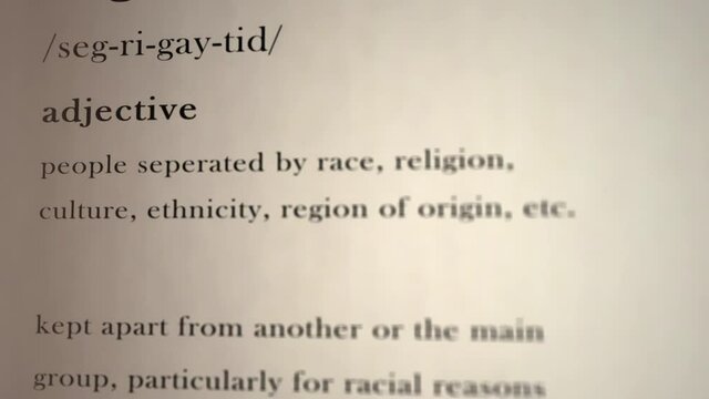 Segregated Definition