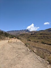 A road on the mountain 