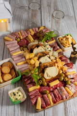 picada tradicional argentina con variedad de fiambres!!!