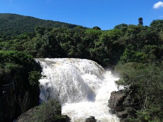 Obraz premium waterfall in the forest