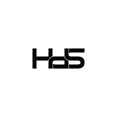 hds letter original monogram logo design