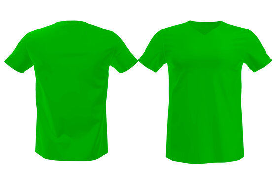 Green T Shirt Mockups 3d