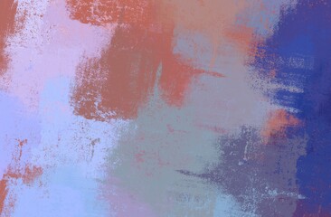 Modern art. Handmade background. Colorful pattern. Backdrop material. Wide brush. Painterly mix. Abstract. Color texture. 2d illustration. Wall painting. Canvas surface.