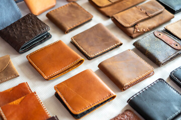 Leather wallet, a variety of styles in the product store. Exquisite and beautiful handmade process