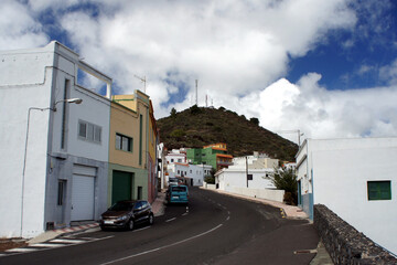 View of a typical village on the island of El Hierro. Canary Islands.Spain.