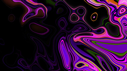 Trendy abstract colorful liquid background. Stylish marble wave texture illustraion.