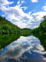 lake and sky