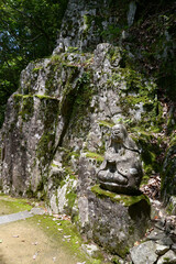 永源寺　参道の十六羅漢　滋賀県東近江市