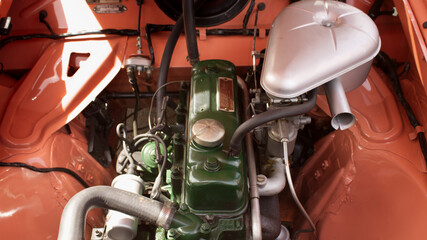 engine of the car