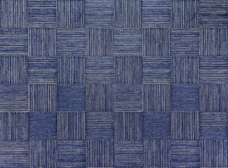 デニム糸で作られた壁