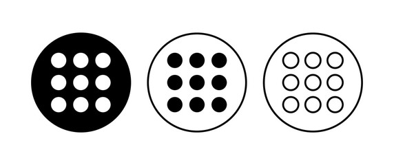 Menu Icon set. web menu icon. hamburger menu symbol