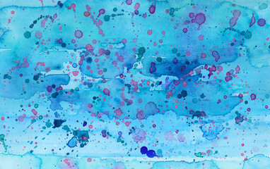 青い絵の具のテクスチャー