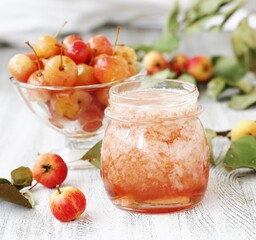 homemade apple pectin. Crabapple and wild apple.
