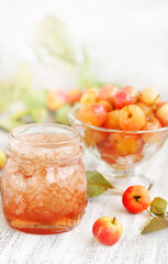 homemade apple pectin. Crabapple and wild apple.