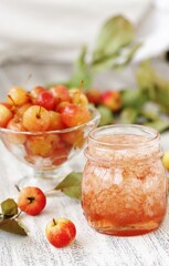 homemade apple pectin. Crabapple and wild apple.