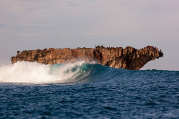 Surf Spot Stimpys Rock Island Siargao Island The Philippines