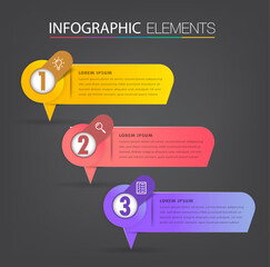 modern text box template, banner Infographics