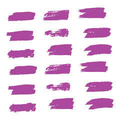 Lavender Brushes Splatter. Purple Ink Scratch. Violet Stroke Acrylic. Brushstroke Distress. Watercolor Freehand. Paint Creative. Paintbrush Freehand. Grungy Scratch.