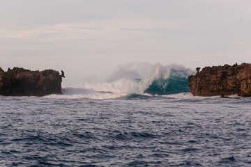 Surf Spot Stimpys and Rock island en Siargao Island, The Philippines, Waves