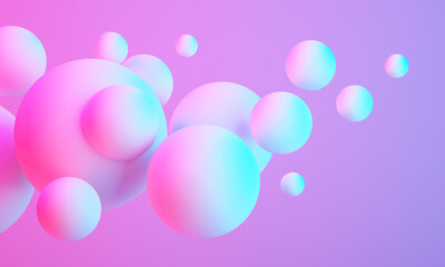 3d colorful sphere ball on background ,abstract 3d background