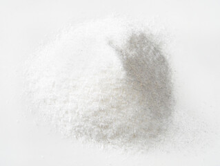 handful of monosodium glutamateon white