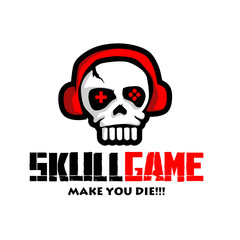Skull Game Logo Design