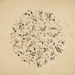 Old musical background.
