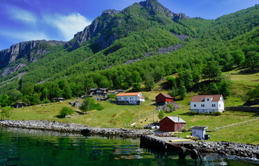 Fototapeta na wymiar Lysefjord near Stavanger, Rogaland, Norway