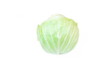 Fototapeta premium Brassica oleracea on white background.
