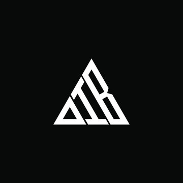 D I B letter logo creative design. DIB icon
