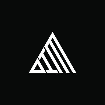D I M letter logo creative design. DIM icon
