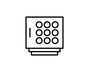 Finance line icon