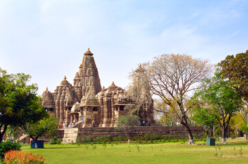 Fototapeta na wymiar Matangeshwar Temple in Khajuraho, Madya Pradesh, India