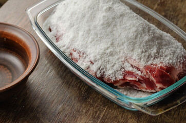 Homemade Capicola (coppa). Dry-cured pork loin step-by-step reci
