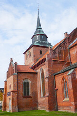 Fototapeta na wymiar Stadtkirche St. Marien in Boizenburg