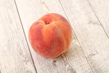 Fresh ripe sweet peach fruit