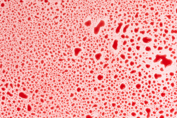 bloody drops on a white background texture. bubbles in red water