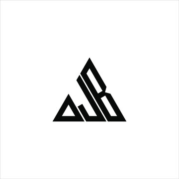 D J B letter logo creative design. DJB icon