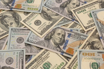 Fototapeta na wymiar money background, us dollar bills