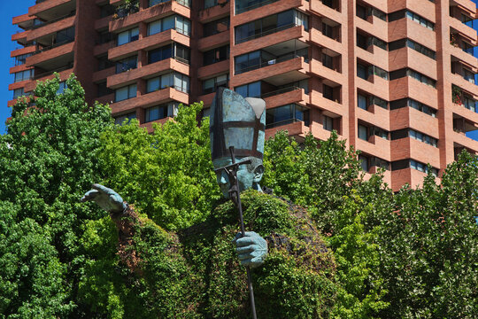 The art in Parque Arauco in Santiago, Chile