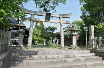 新熊野神社　石鳥居　京都市東山区