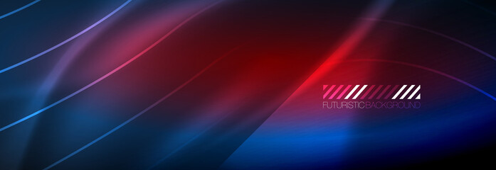 Neon dynamic beams vector abstract wallpaper background. Wallpaper background, design templates for business or technology presentations, internet posters or web brochure covers