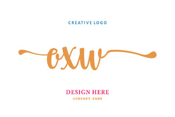 OXW lettering logo is simple, easy to understand and authoritative